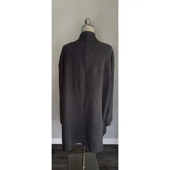 SOFT SURROUNDINGS Cozy Time Cardigan Sweater Gray Soft Shawl Lagenlook SIZE 3X - Picture 9 of 16